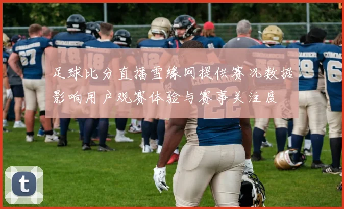 足球比分直播雪缘网提供赛况数据影响用户观赛体验与赛事关注度